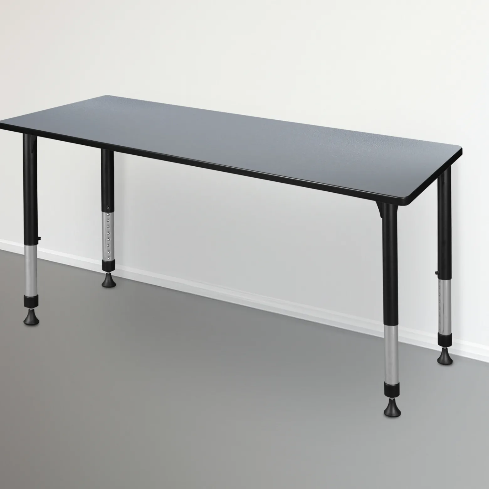 Merit Rectangle Height-Adjustable Table - 66"x24"