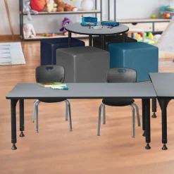 Merit Rectangle Height-Adjustable Table - 60"x30"