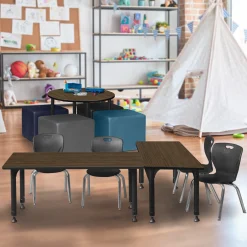 Merit Rectangle Height-Adjustable Table - 48
