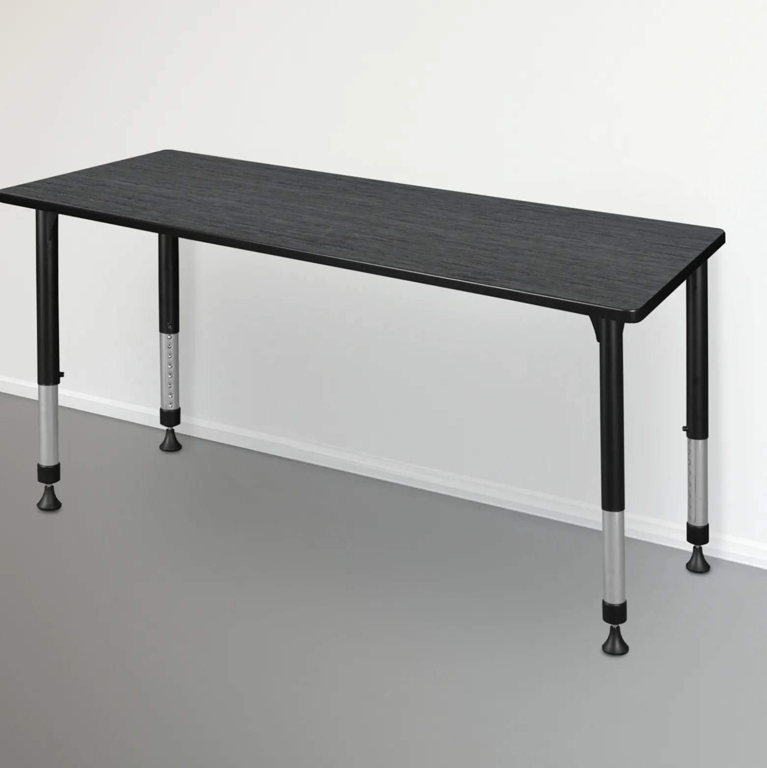 Merit Rectangle Height-Adjustable Table - 72"x24"