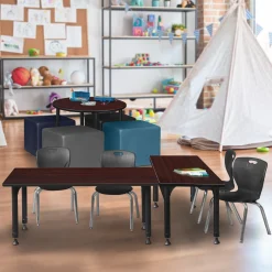 Merit Rectangle Height-Adjustable Table - 42