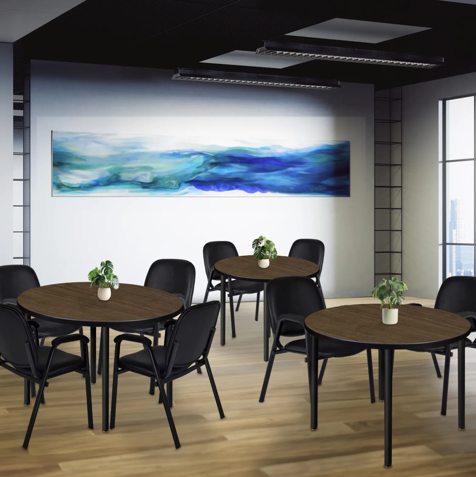 Merit Round Folding Table - 36"D