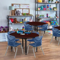 Merit Round Height-Adjustable Table - 36