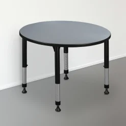 Merit Round Height-Adjustable Table - 42