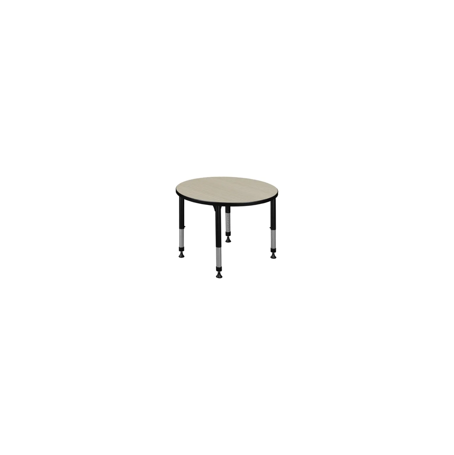 Merit Round Height-Adjustable Table - 42"D