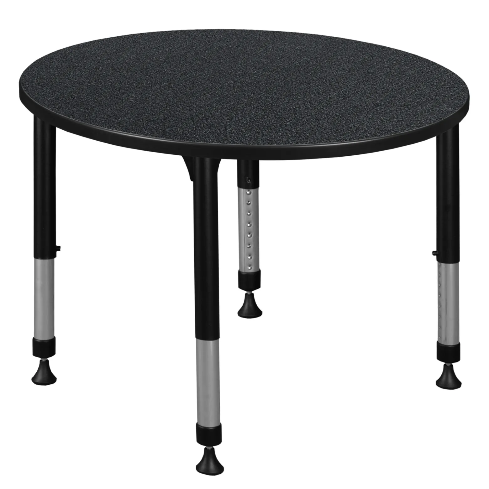 Merit Round Height-Adjustable Table - 42"D