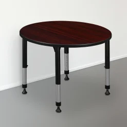 Merit Round Height-Adjustable Table - 42