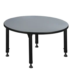 Merit Round Height-Adjustable Table - 42