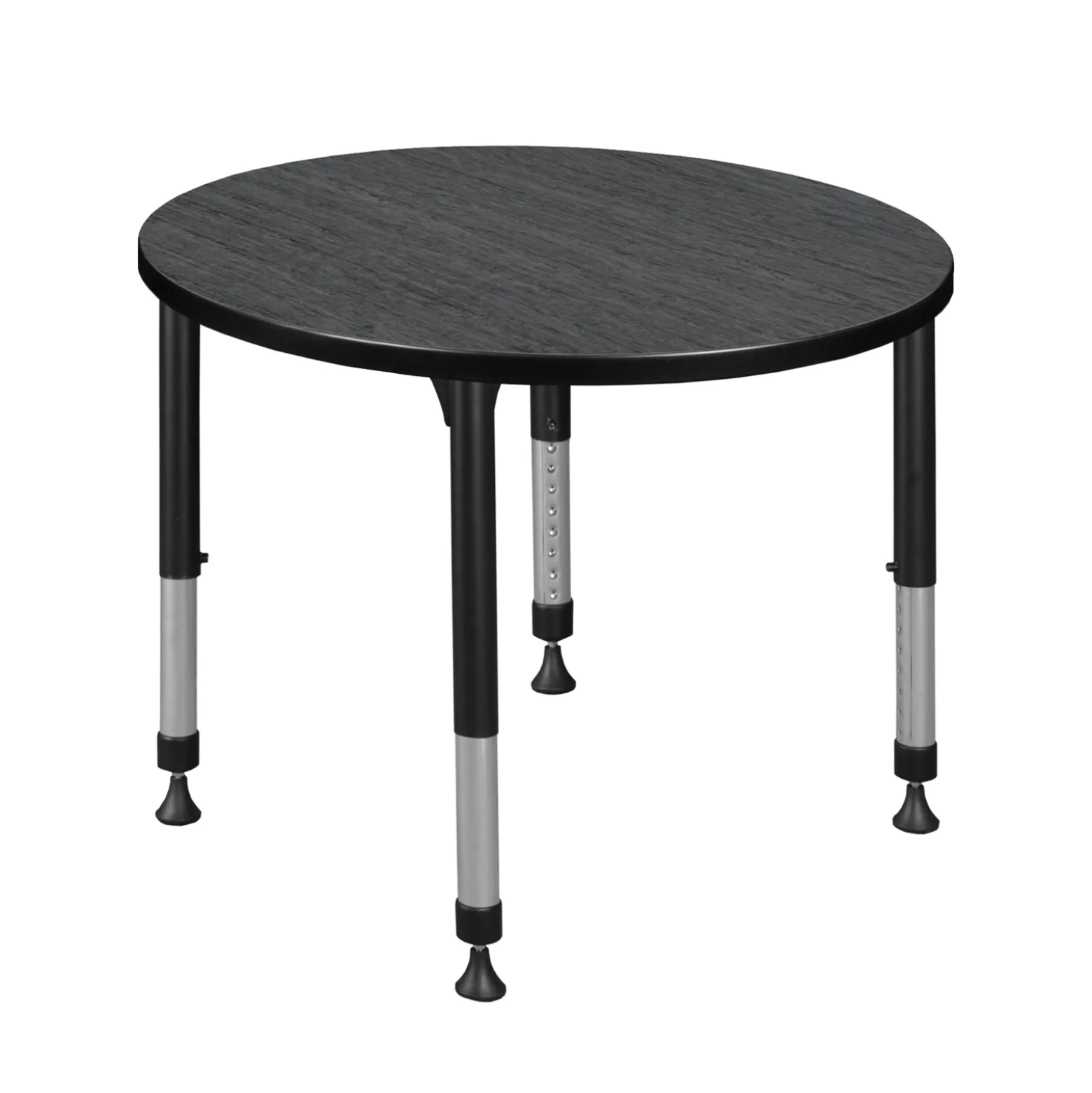 Merit Round Height-Adjustable Table - 30"D