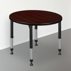 Merit Round Height-Adjustable Table - 30