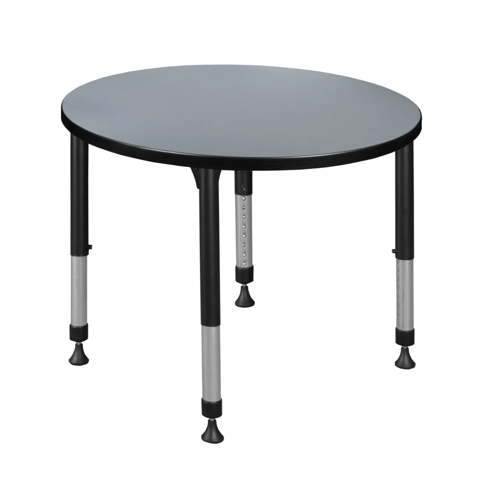 Merit Round Height-Adjustable Table - 30"D