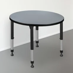 Merit Round Height-Adjustable Table - 30