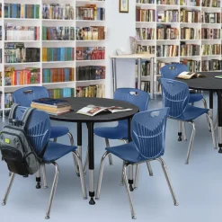 Merit Round Height-Adjustable Table - 30