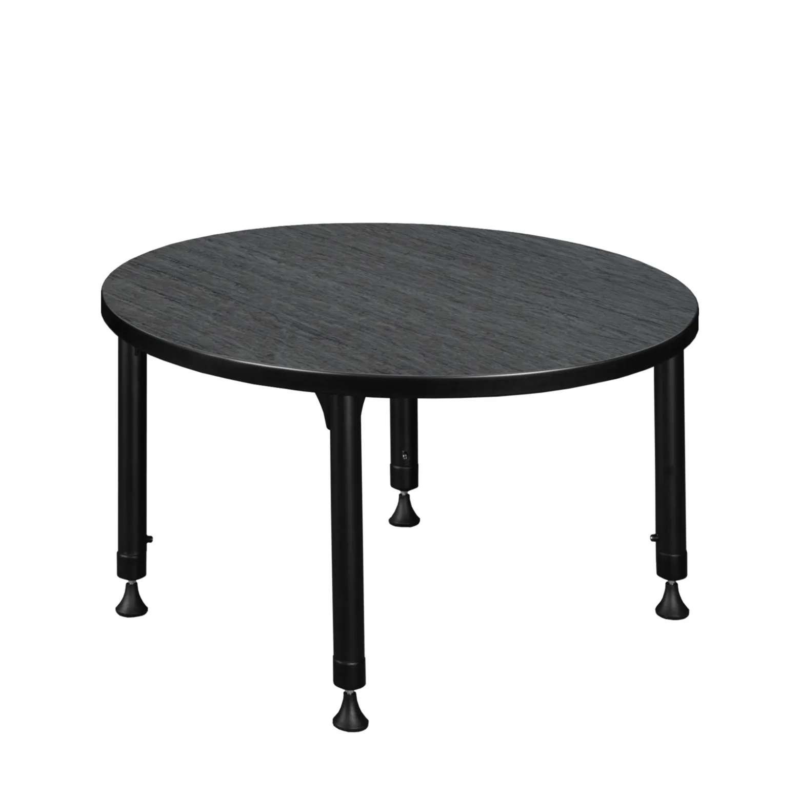 Merit Round Height-Adjustable Table - 30"D