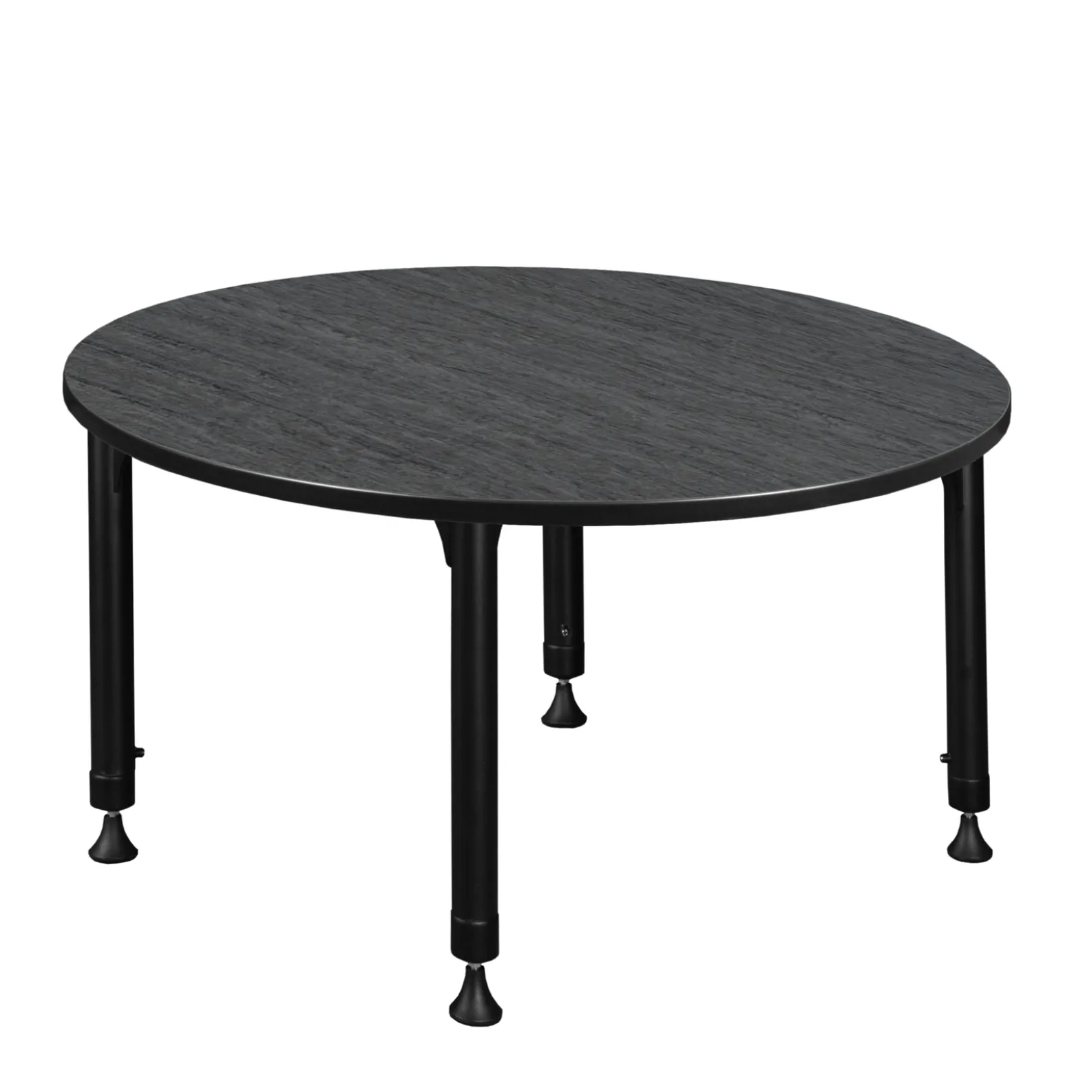 Merit Round Height-Adjustable Table - 48"D
