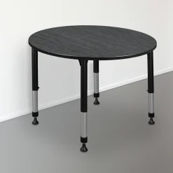 Merit Round Height-Adjustable Table - 48