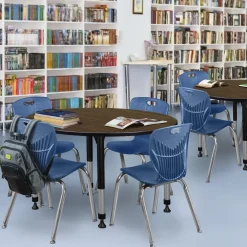 Merit Round Height-Adjustable Table - 48