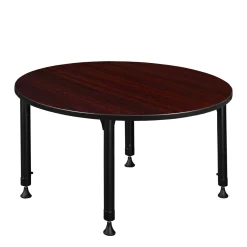 Merit Round Height-Adjustable Table - 48