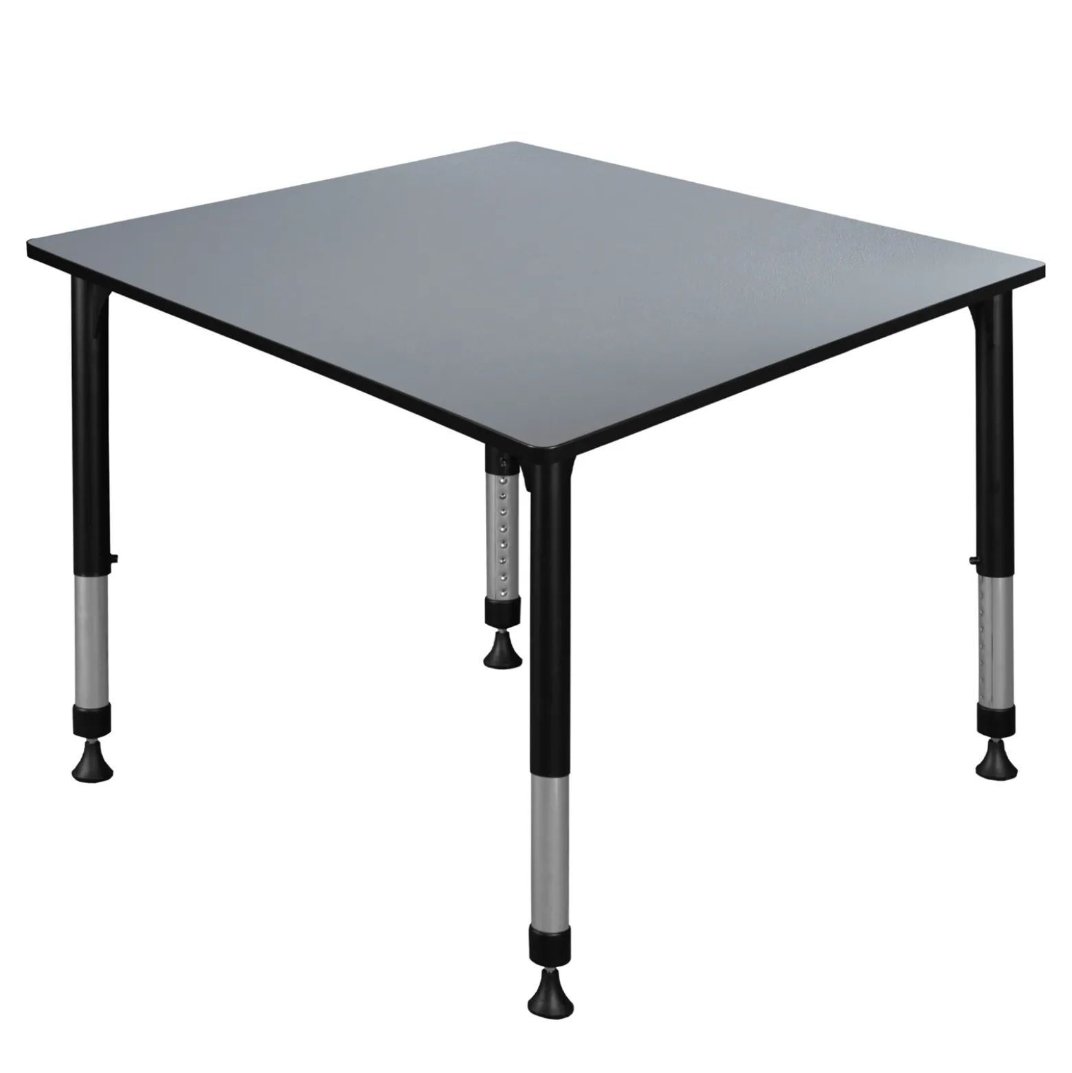 Merit Square Height-Adjustable Table - 48"D