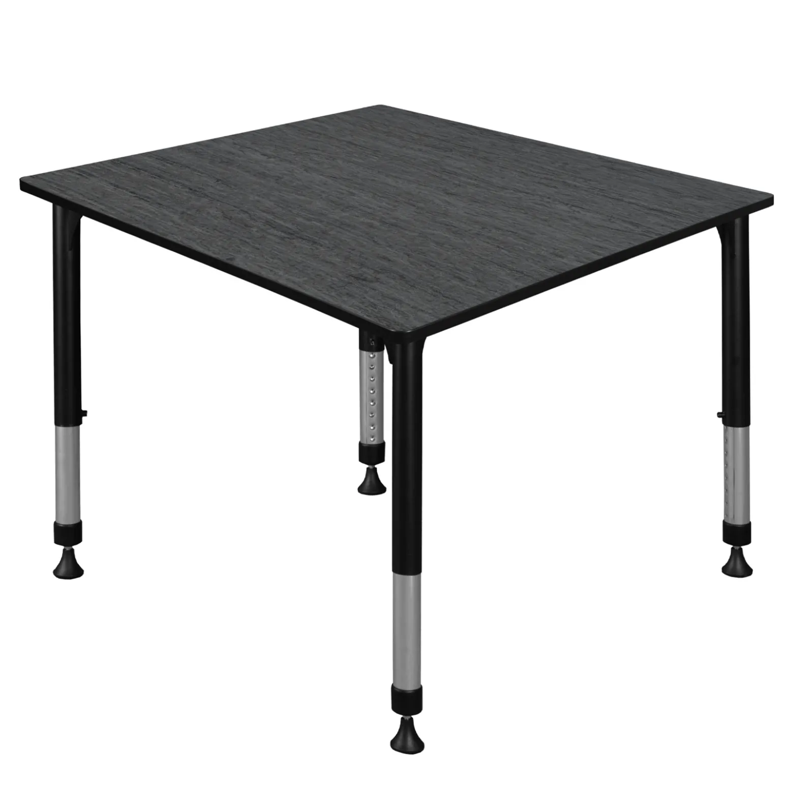 Merit Square Height-Adjustable Table - 48"D
