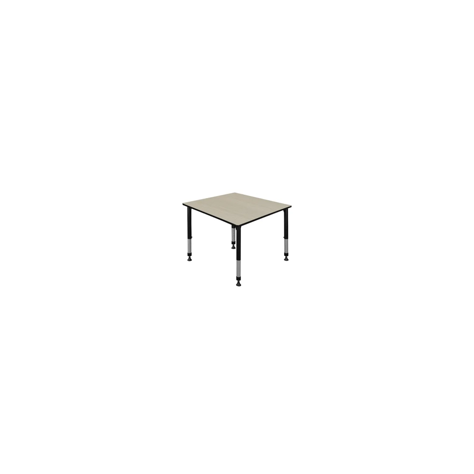 Merit Square Height-Adjustable Table - 48"D