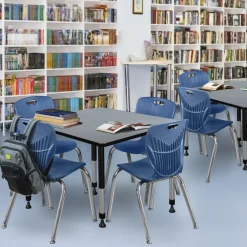Merit Square Height-Adjustable Table - 48