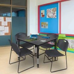 Merit Square Height-Adjustable Table - 42