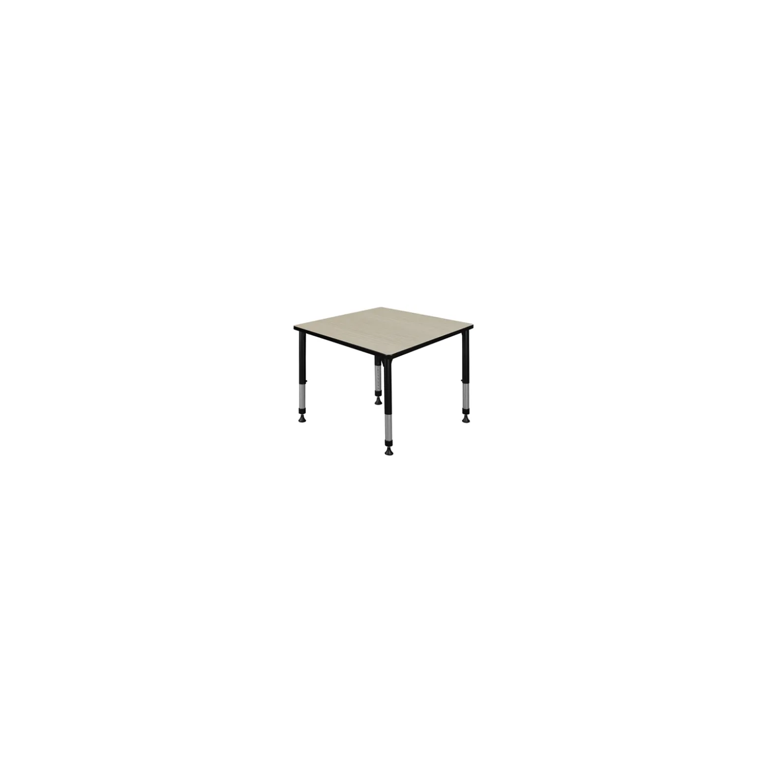 Merit Square Height-Adjustable Table - 42"D