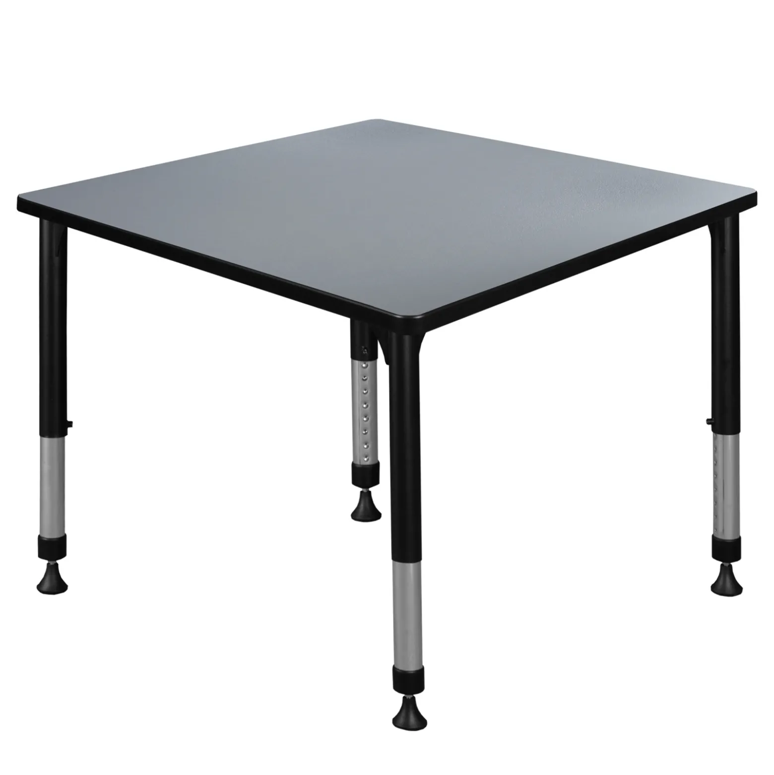 Merit Square Height-Adjustable Table - 42"D