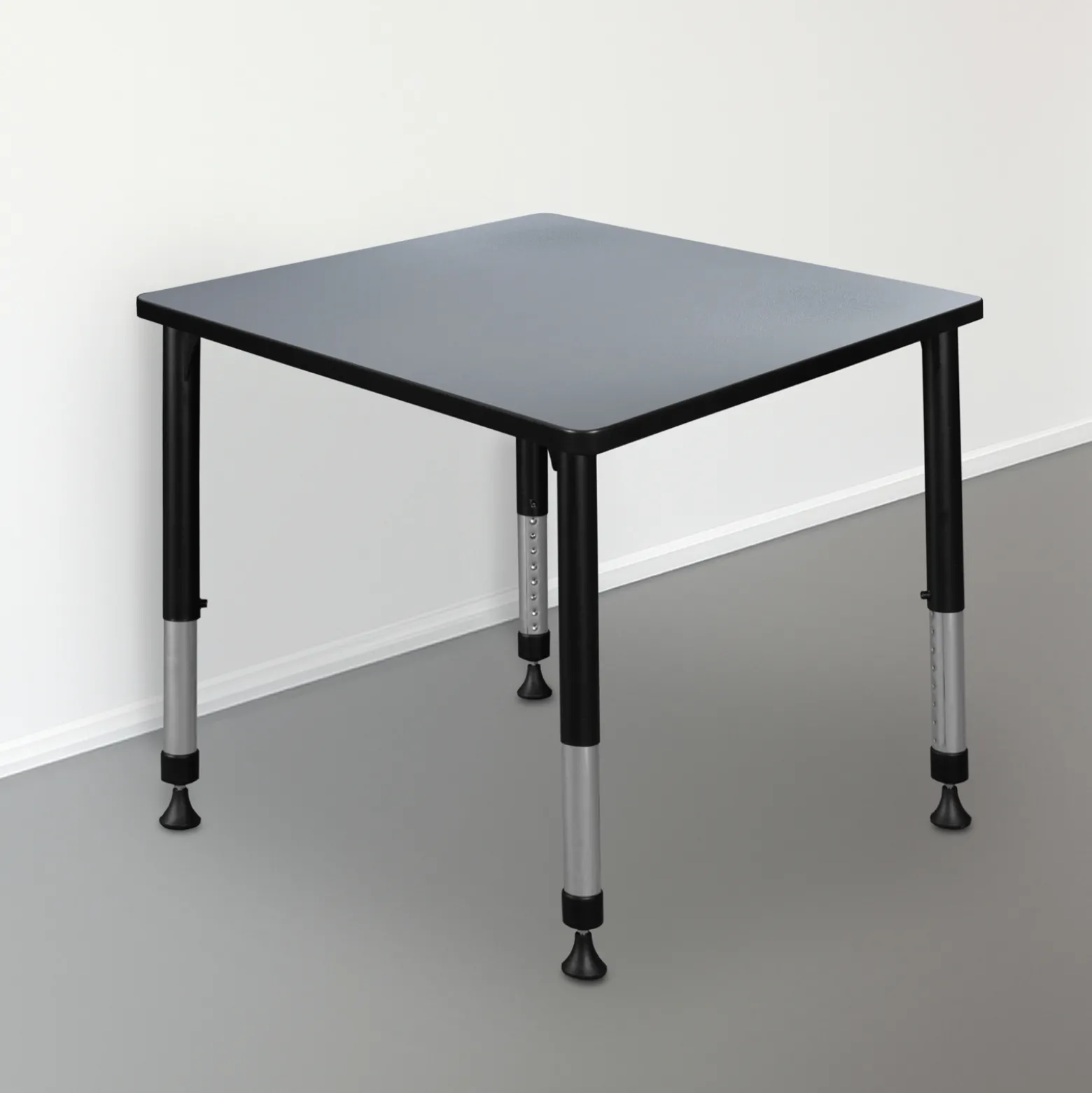 Merit Square Height-Adjustable Table - 30"D