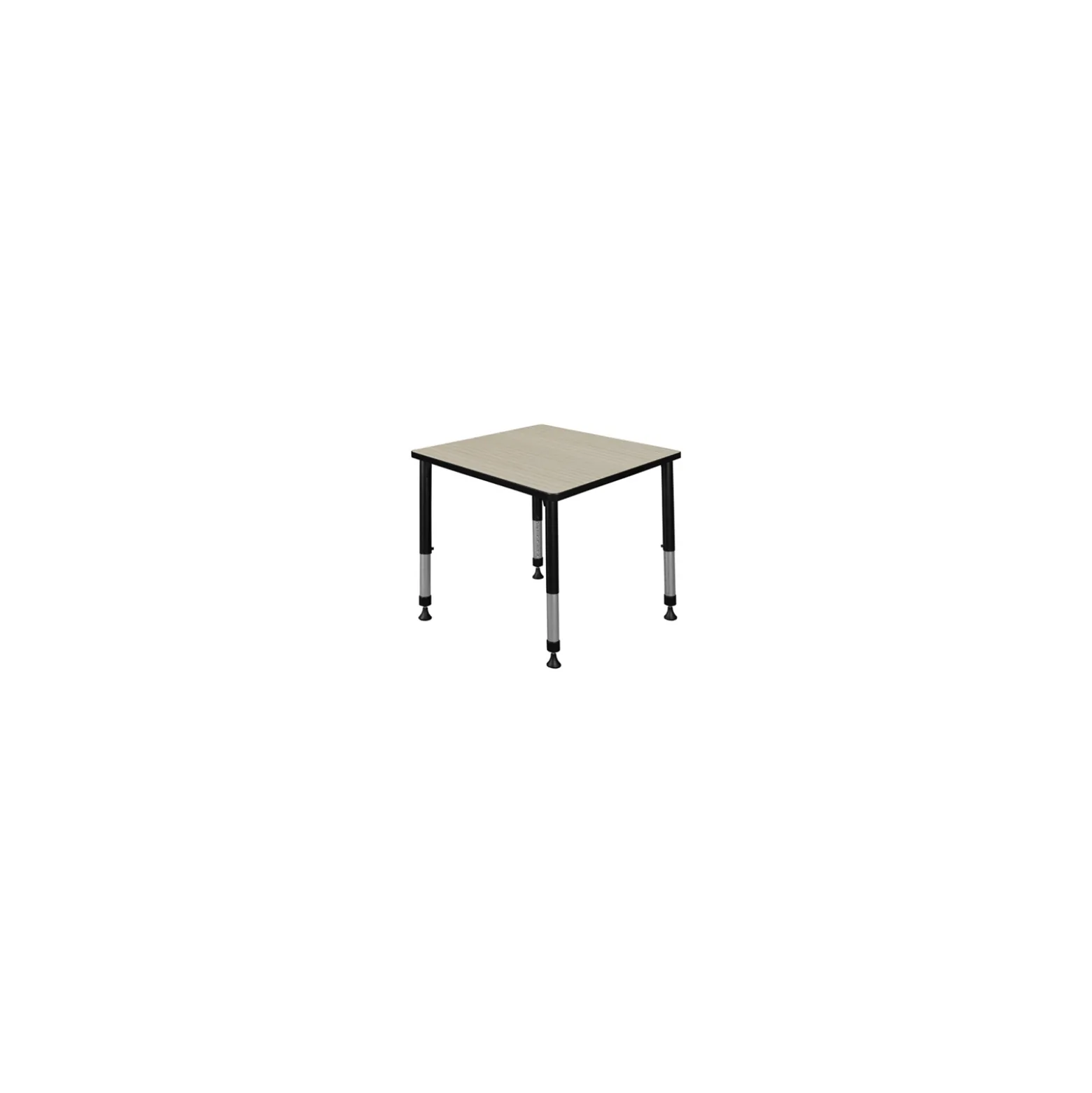 Merit Square Height-Adjustable Table - 30"D