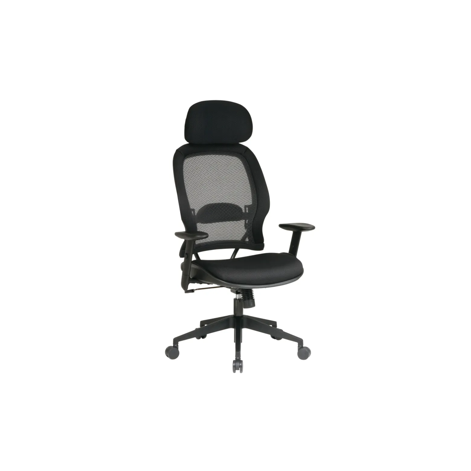 Mesh Back Chair with Adjustable Headrest