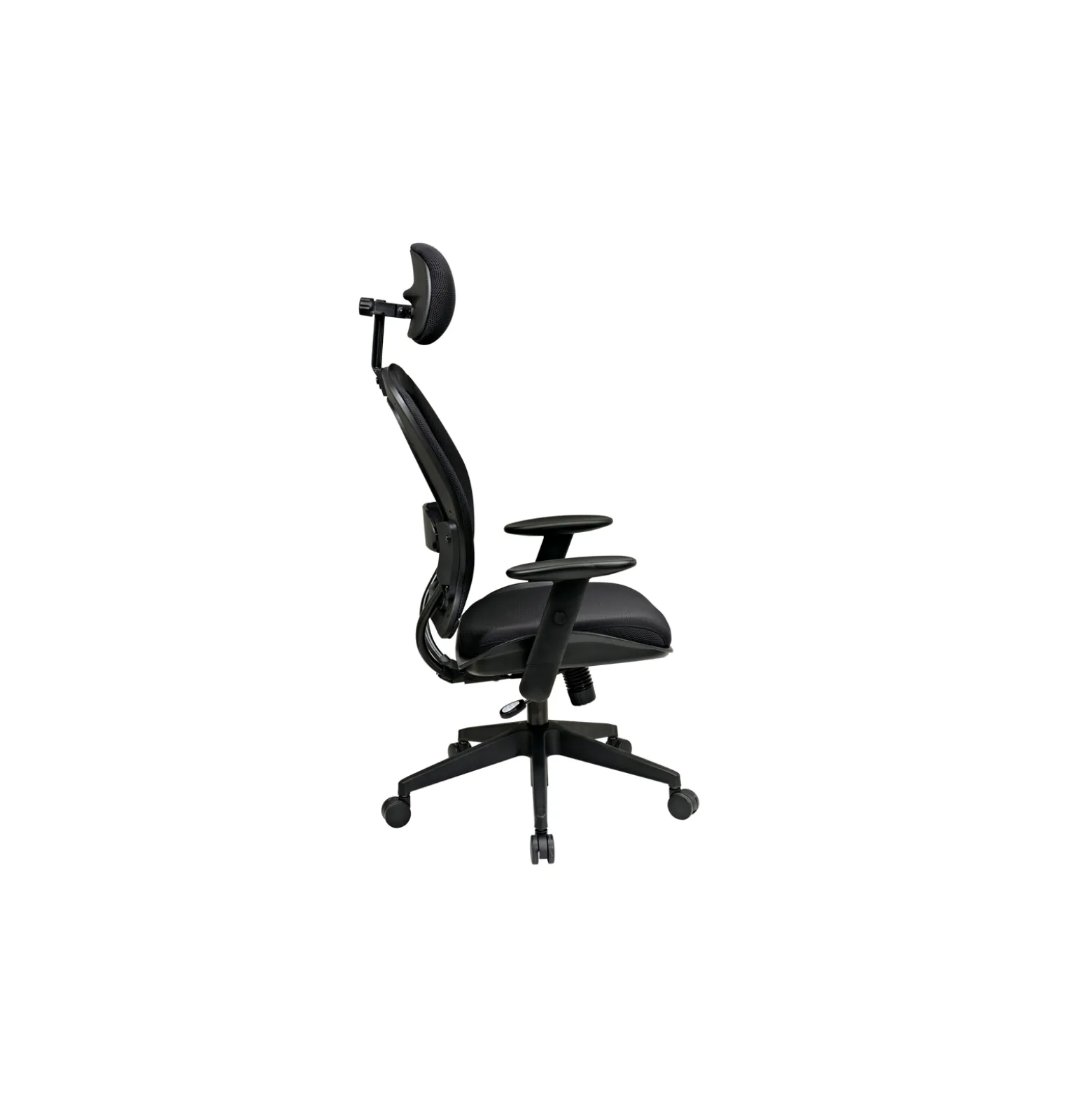 Mesh Back Chair with Adjustable Headrest
