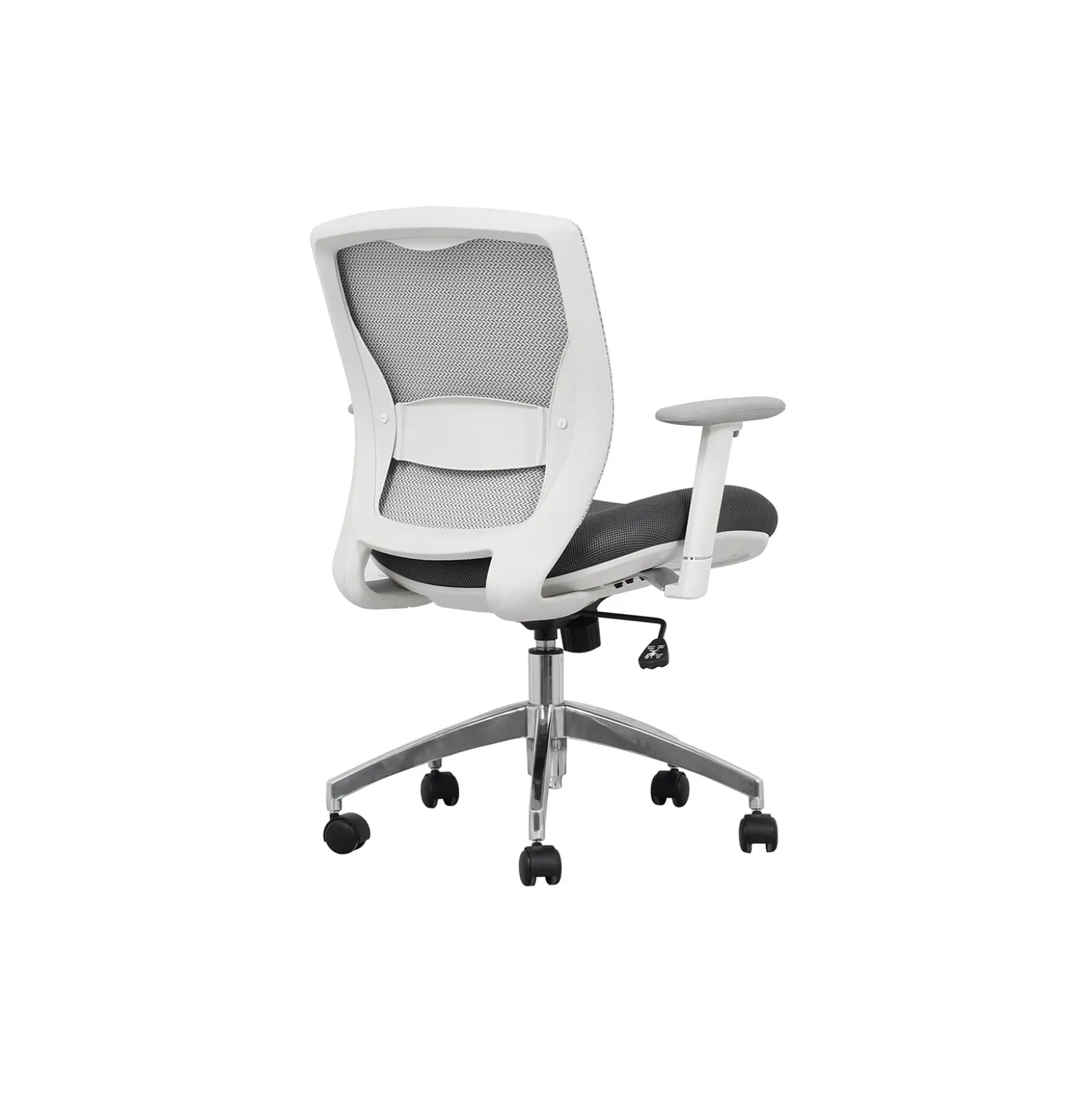Mesh Ergonomic Task Chair with White Frame
