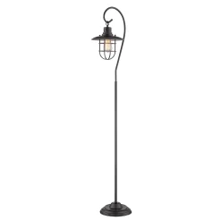 Metal Lantern Floor Lamp - 58.5
