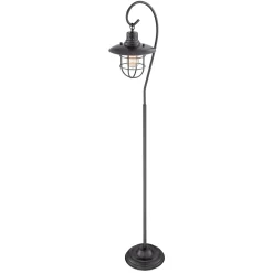 Metal Lantern Floor Lamp - 58.5