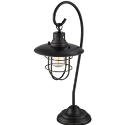 Metal Lantern Table Lamp