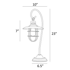 Metal Lantern Table Lamp