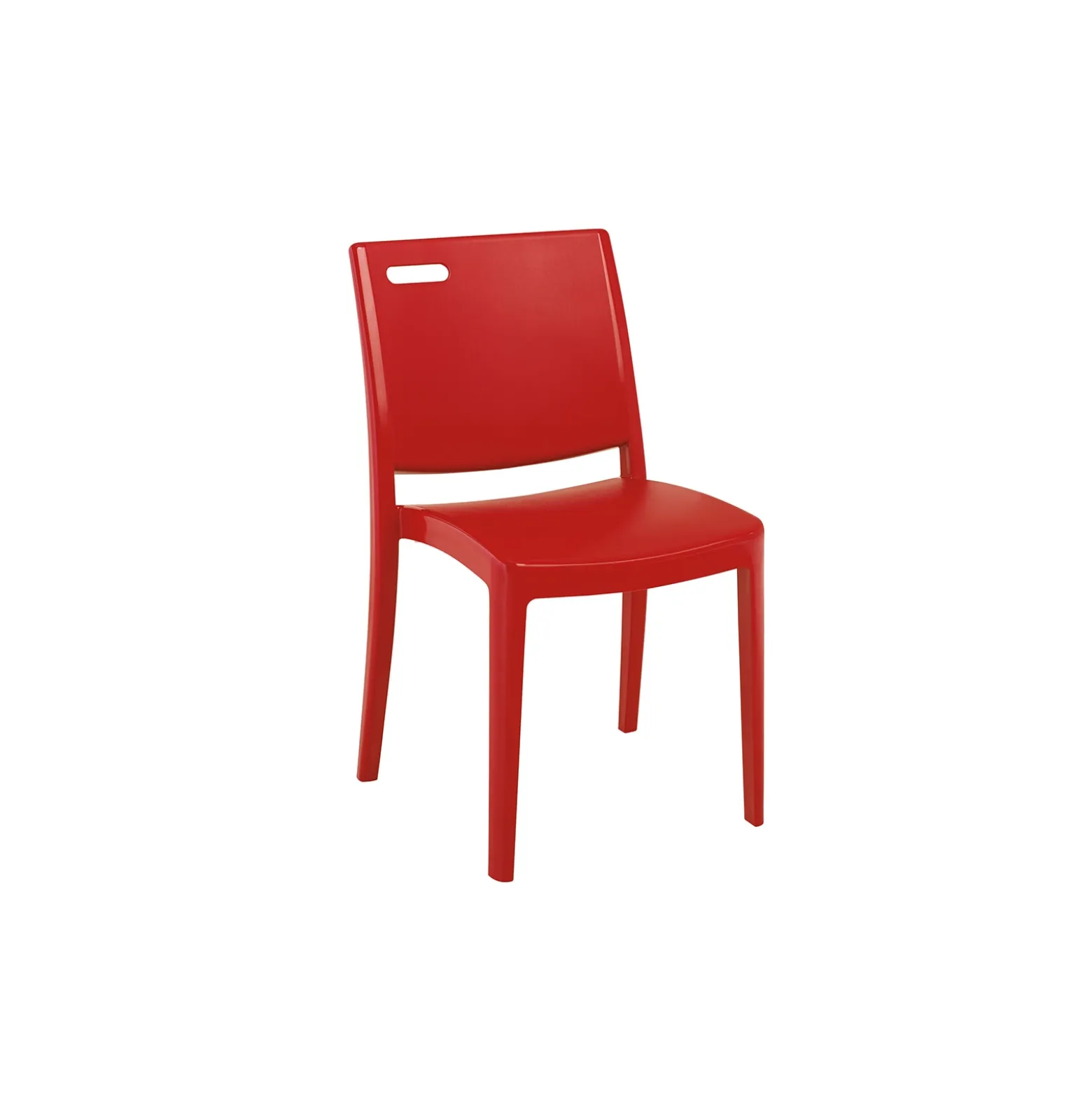 Metro Armless Outdoor Stacking Chair