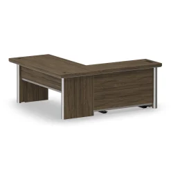 Metropolitan Adjustable Height L-Desk with Left Return - 72"W x 80"D