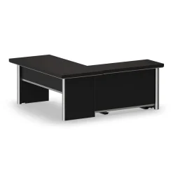 Metropolitan Adjustable Height L-Desk with Left Return - 72"W x 80"D