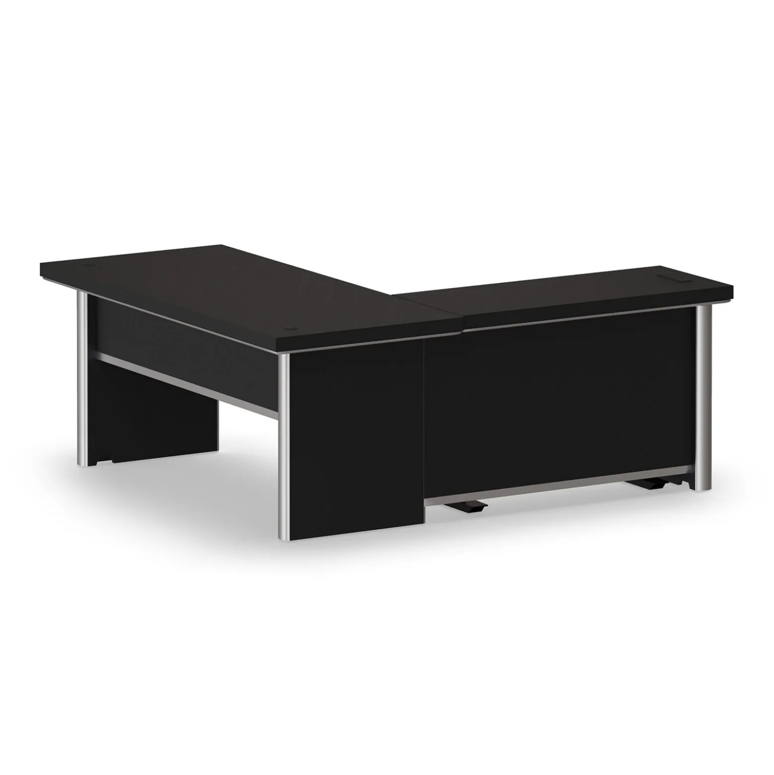 Metropolitan Adjustable Height L-Desk with Left Return - 72"W x 80"D