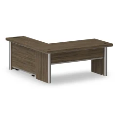Metropolitan Adjustable Height L-Desk with Right Return - 72"W x 80"D