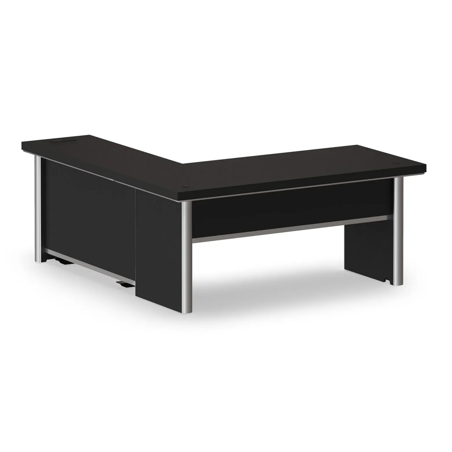 Metropolitan Adjustable Height L-Desk with Right Return - 72"W x 80"D