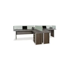 Metropolitan Reversible L-Shaped Desk with Storage File