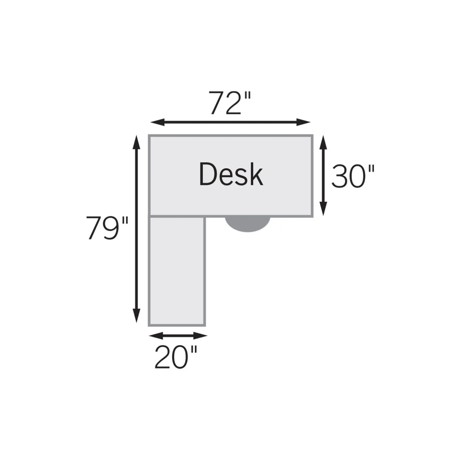 Metropolitan Reversible L-Shaped Desk with Storage File