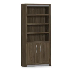 Metropolitan Six Shelf Bookcase with Doors - 78"H
