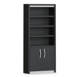 Metropolitan Six Shelf Bookcase with Doors - 78"H