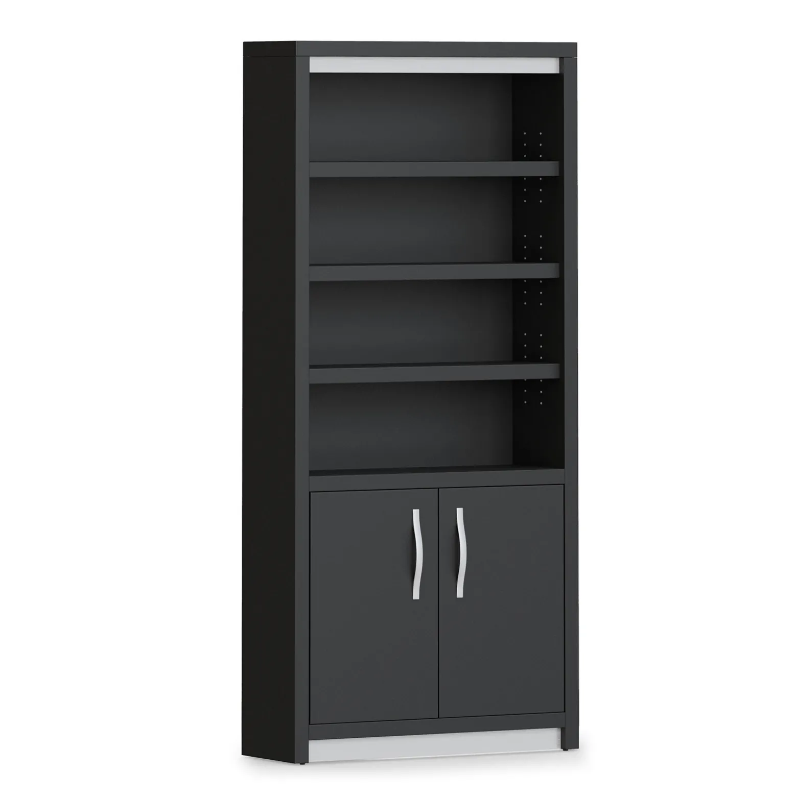 Metropolitan Six Shelf Bookcase with Doors - 78"H