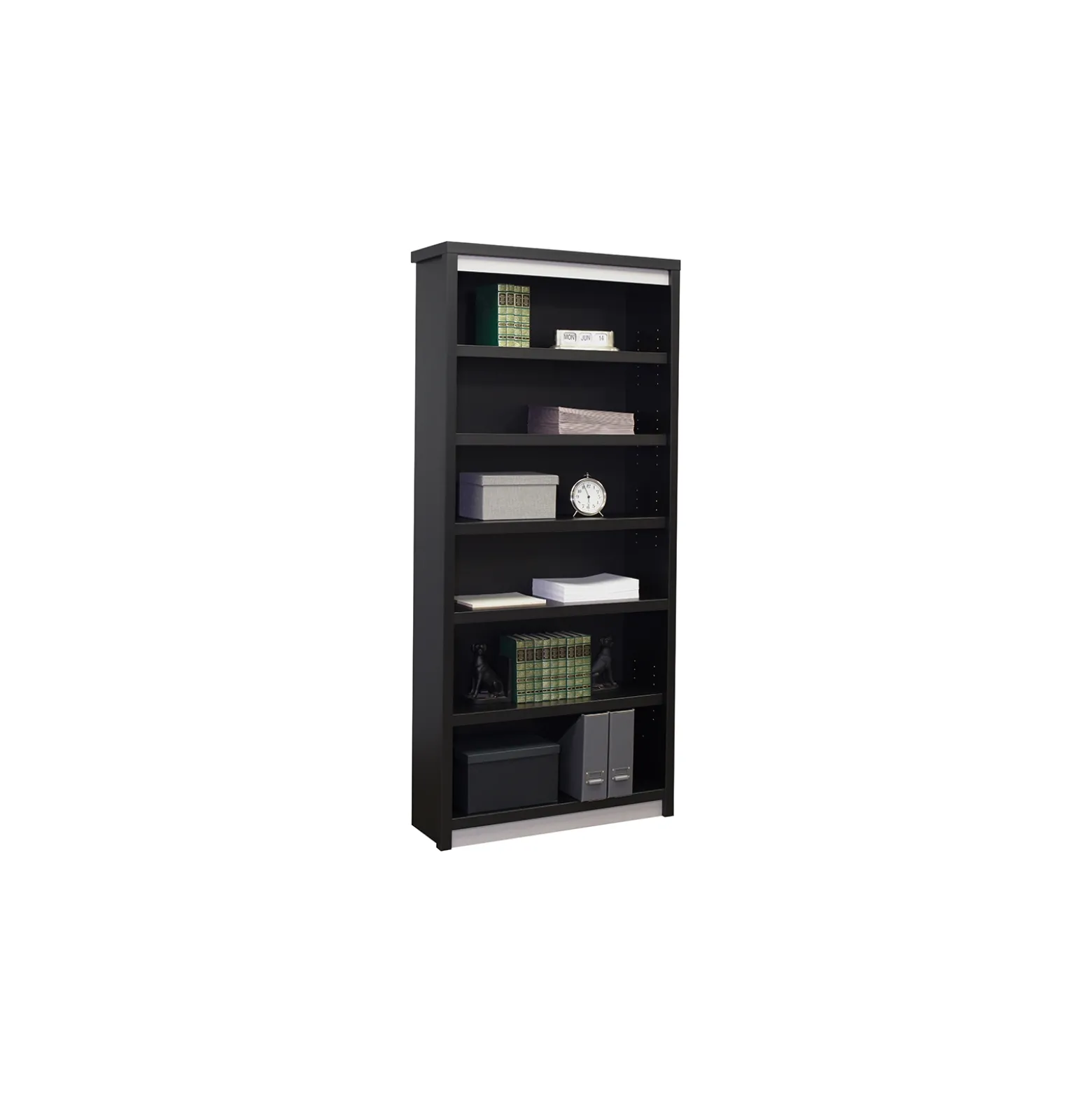 Metropolitan Six Shelf Open Bookcase - 78"H